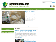 Tablet Screenshot of forestindustry.com